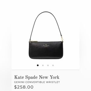 NWT Kate Spade Gemini Convertible Wristlet